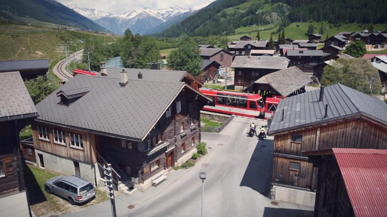 Bi De Furre Lägenhet Reckingen Exteriör bild